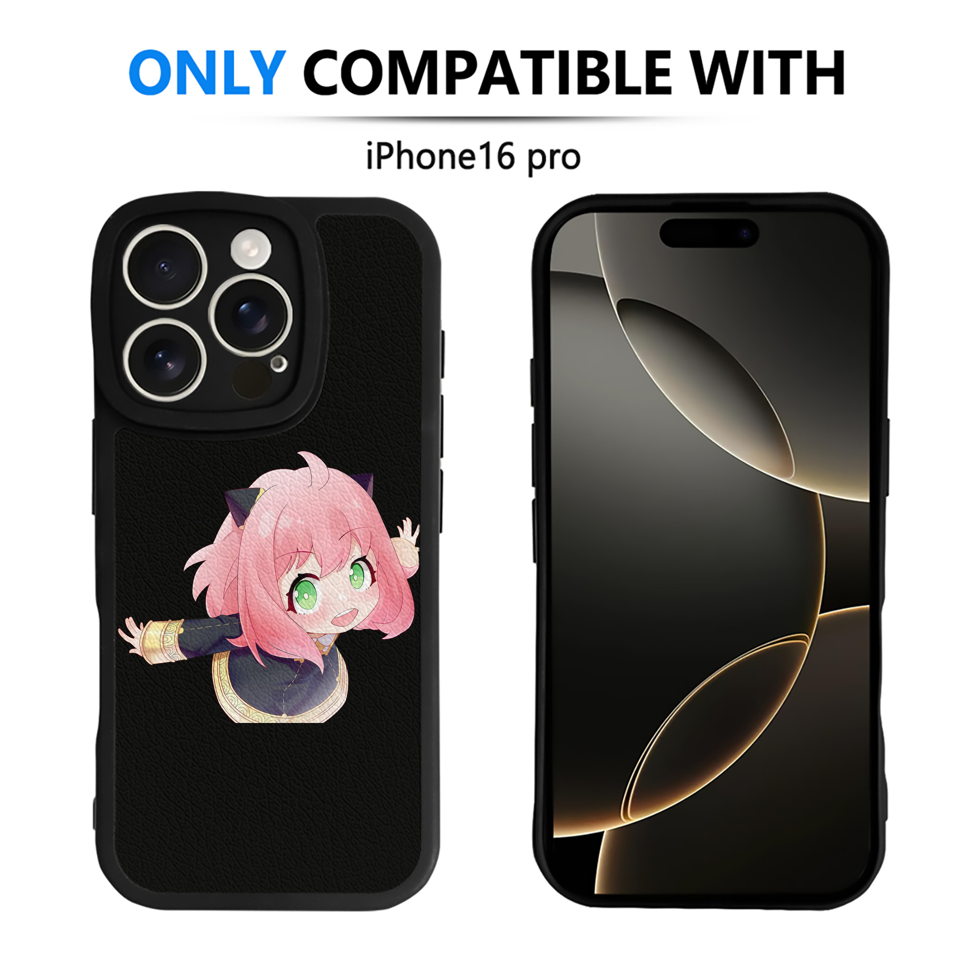 （画像用） SPY×FAMILY间谍家家酒 【iPhone 16シリーズ対応】シリコンスマホケース（レザー調） 材質：シリコン